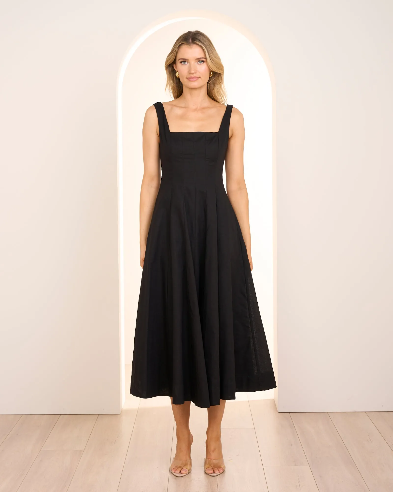 Raphera Square Neck Midi Dress sold by Pilgrim product image thumbnail 5