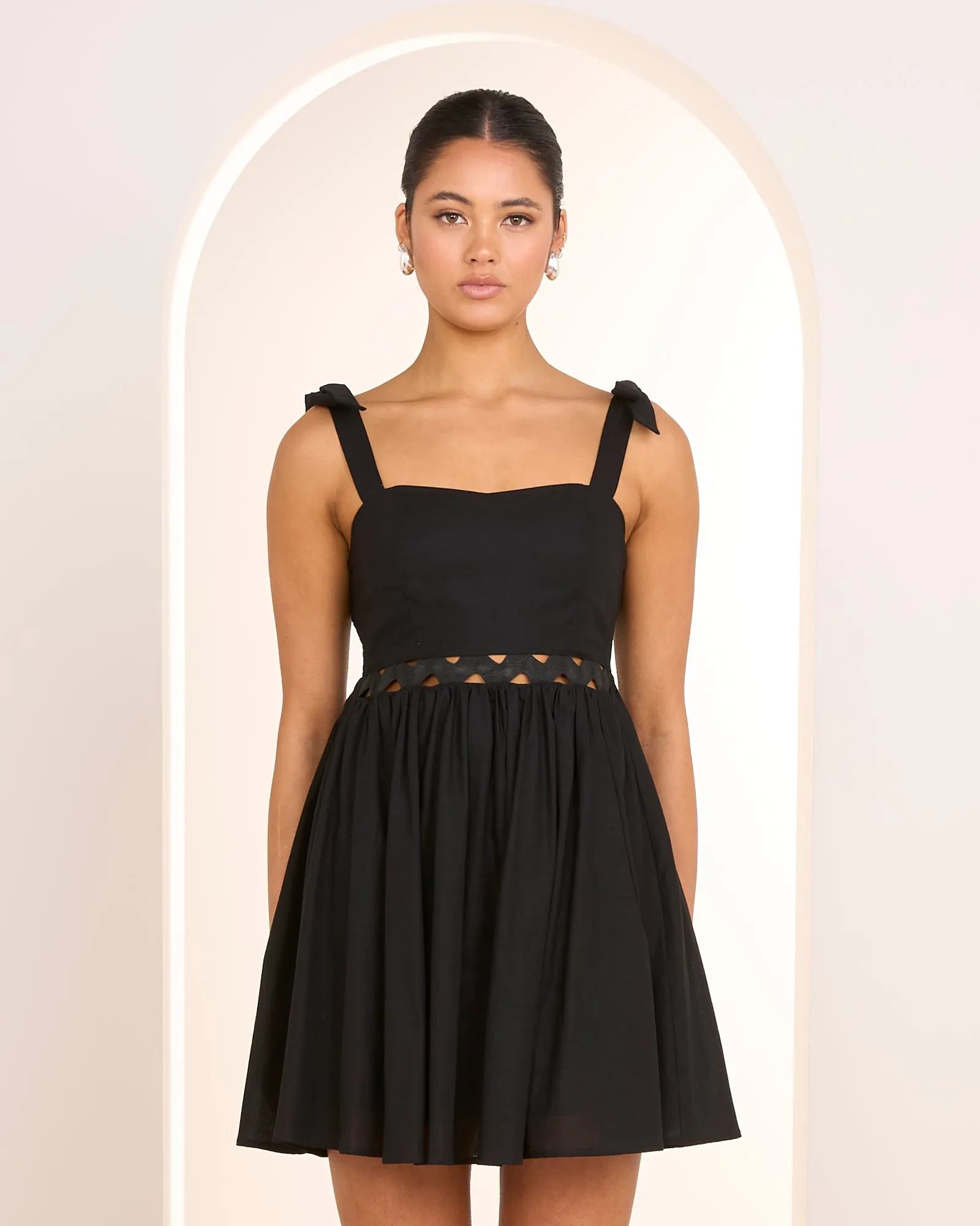 Mira Tie Shoulder Mini Dress sold by Pilgrim product image thumbnail 2