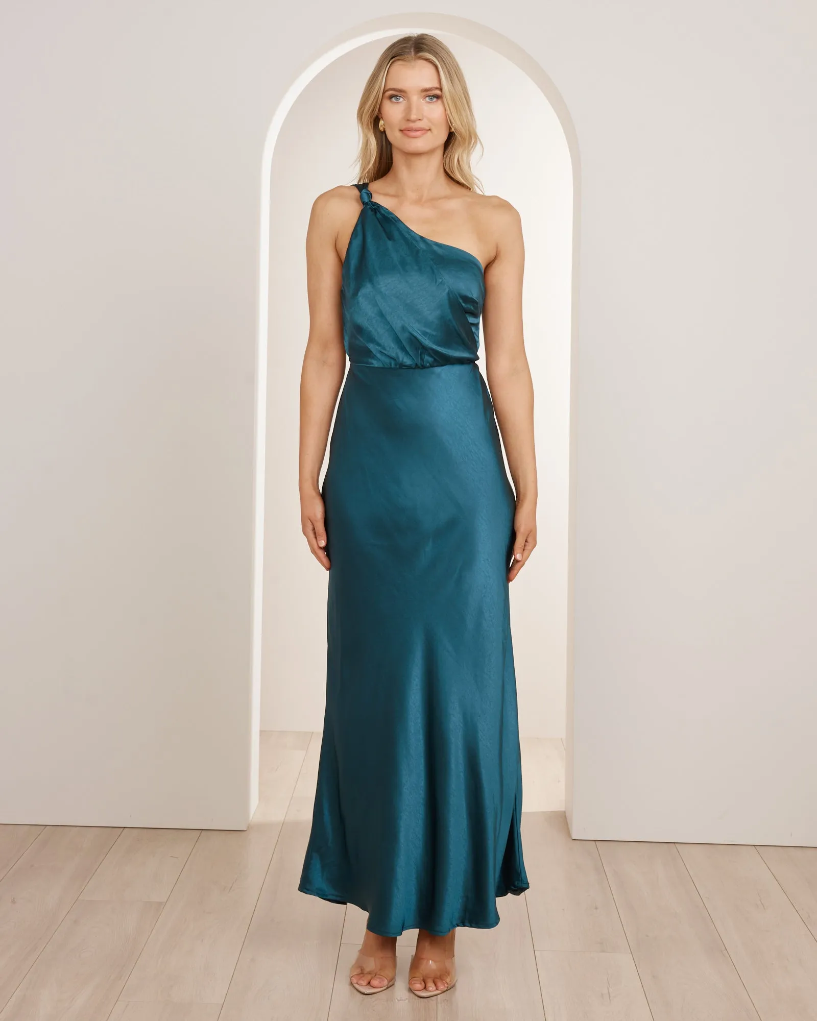 Ada One Shoulder Satin Dress sold by Pilgrim product image thumbnail 2