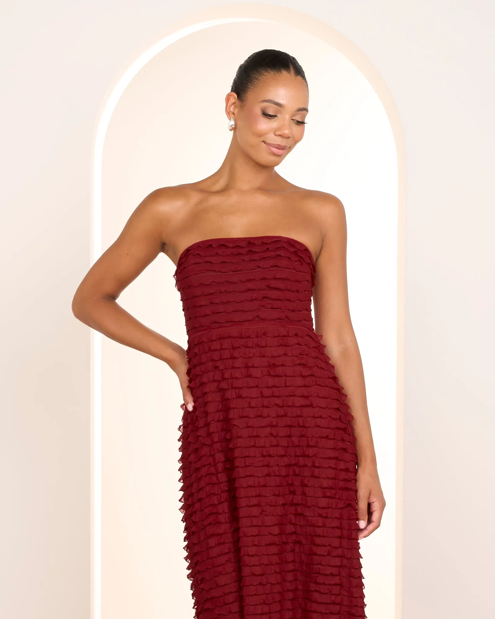 Nira Strapless Maxi Dress sold by Pilgrim product image thumbnail 5
