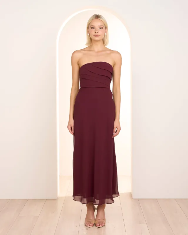 Ira Strapless Maxi Dress sold by Pilgrim