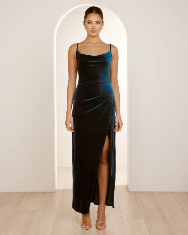 Ria Cowl Neck Maxi Dress sold by Pilgrim