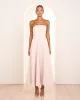 Gloria Strapless Maxi Dress sold by Pilgrim
