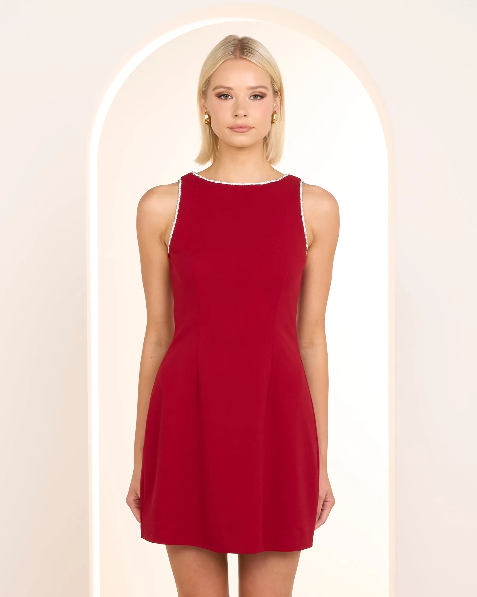 Farah Sleeveless Mini Dress sold by Pilgrim