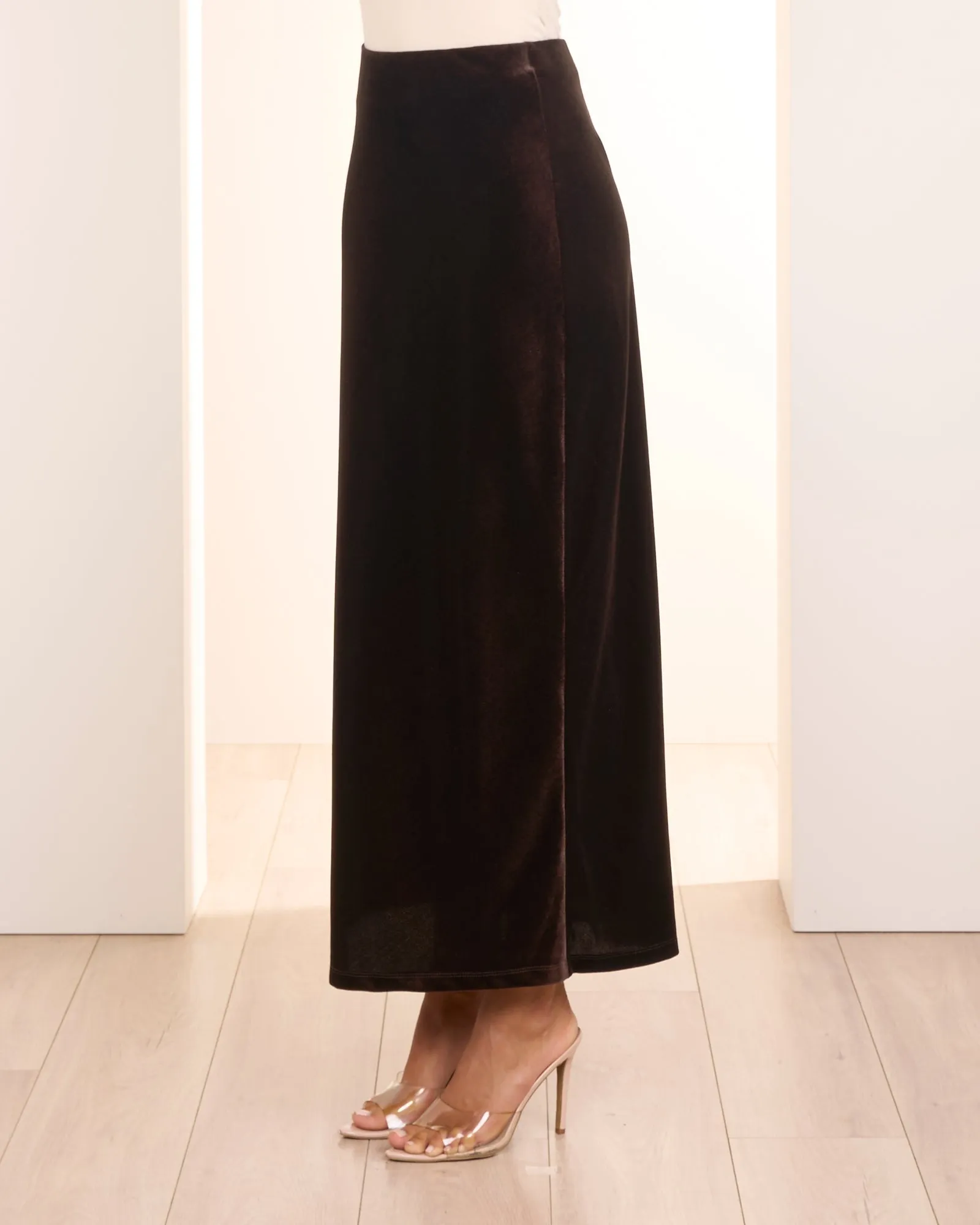 Matina Velvet Maxi Skirt sold by Pilgrim product image thumbnail 3
