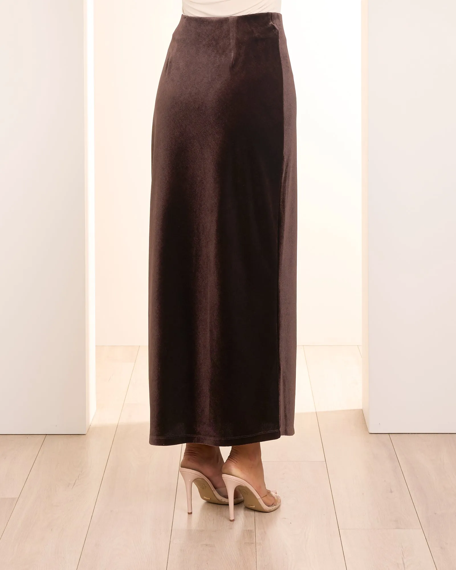 Matina Velvet Maxi Skirt sold by Pilgrim product image thumbnail 4