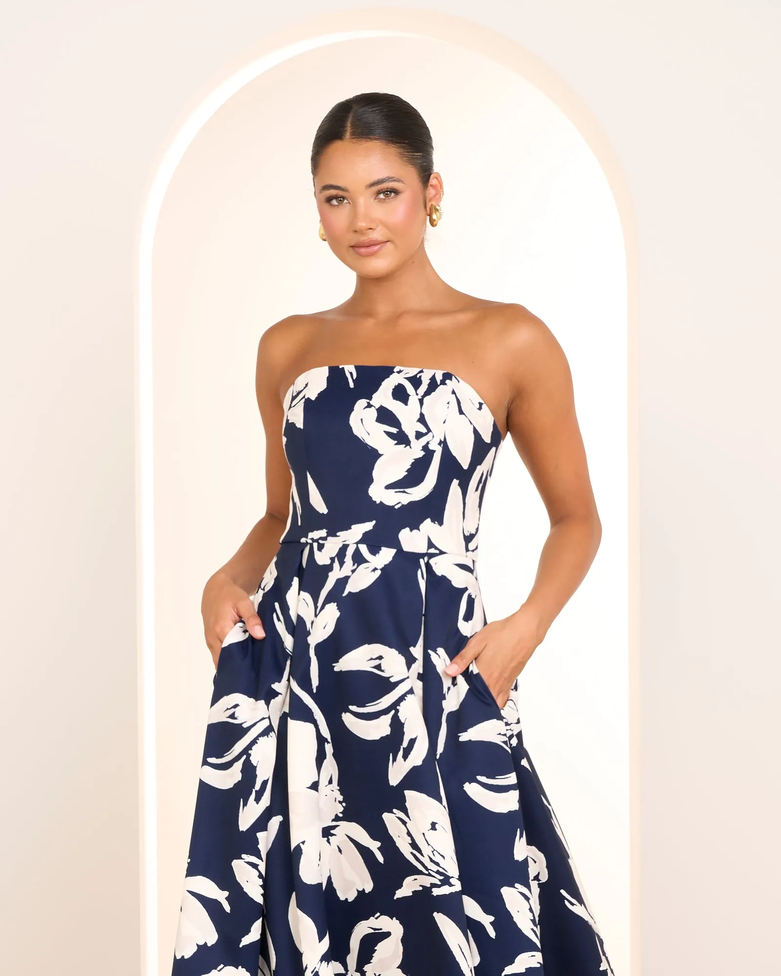 Heili Strapless A-line Dress sold by Pilgrim product image thumbnail 5