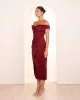 Tiana Off Shoulder Midi Dress sold by Pilgrim