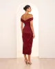 Tiana Off Shoulder Midi Dress sold by Pilgrim