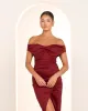 Tiana Off Shoulder Midi Dress sold by Pilgrim