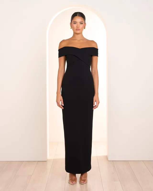 Amir Cold Shoulder Cross Gown sold by Pilgrim