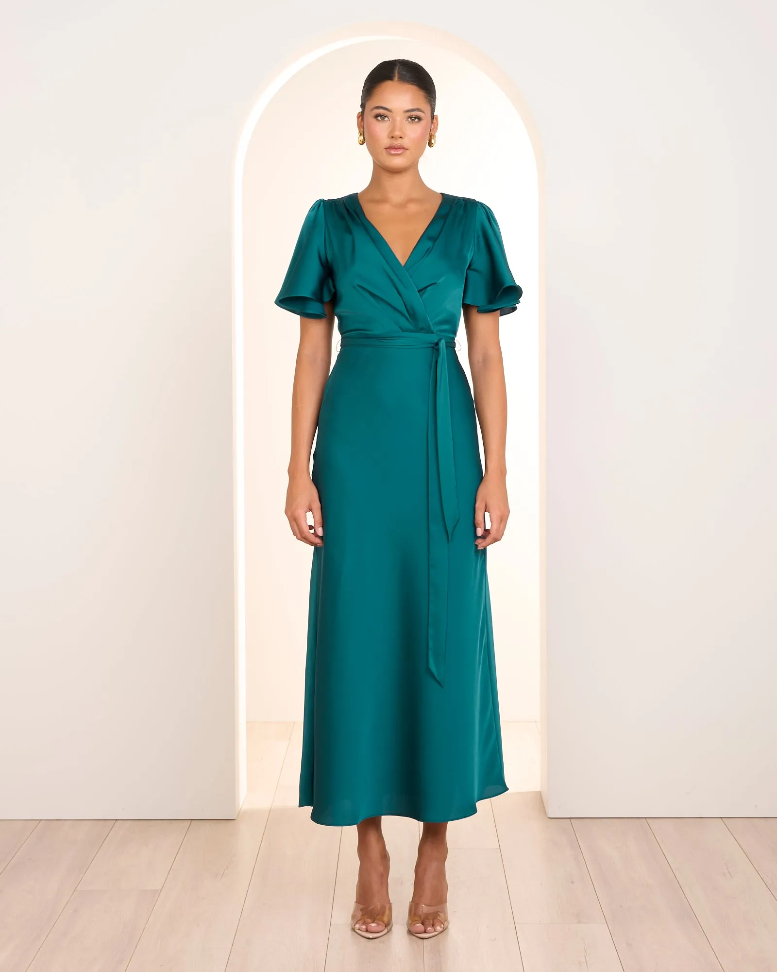 Effie Short Sleeve Maxi Dress sold by Pilgrim