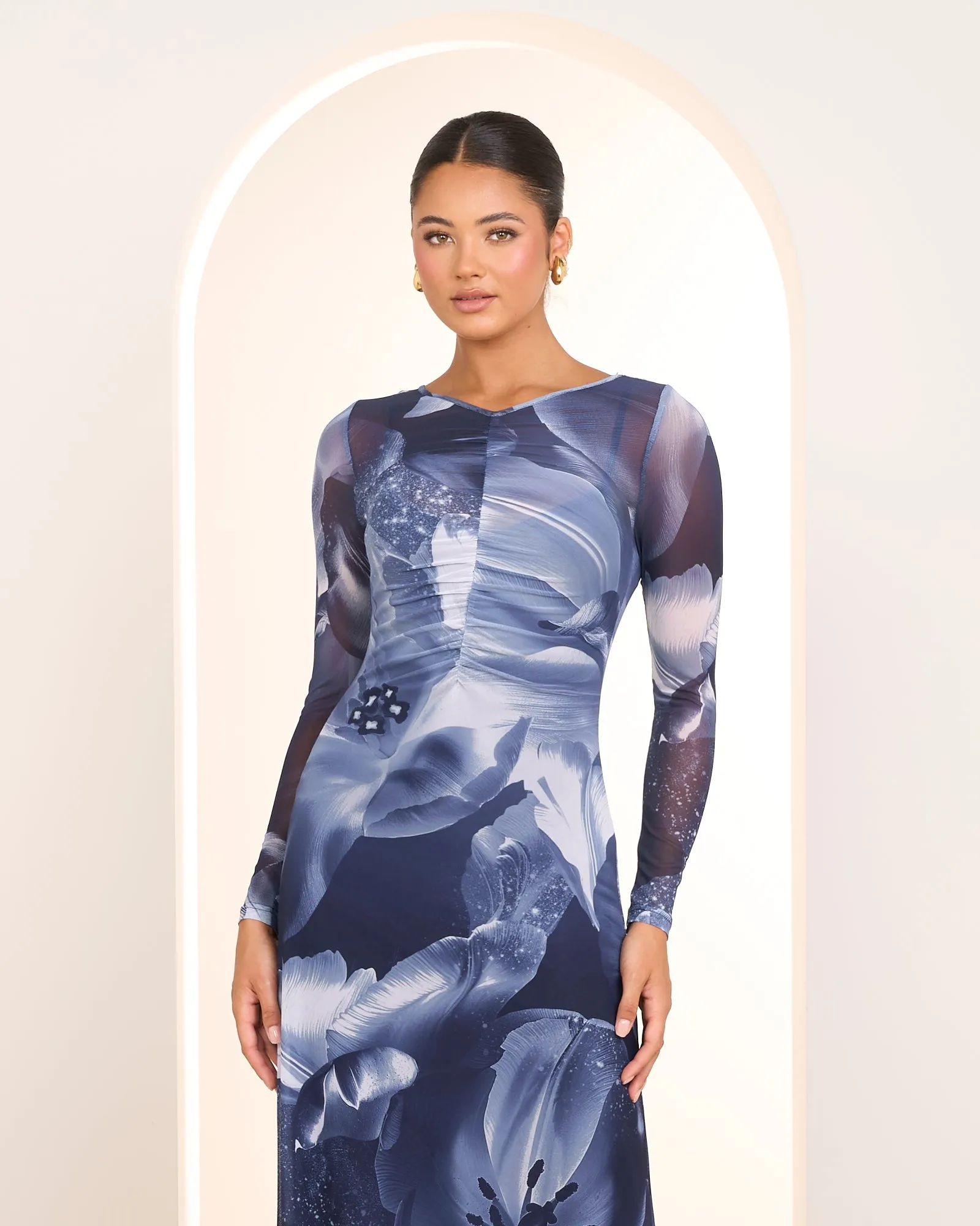 Farrah Long Sleeve Maxi Dress sold by Pilgrim product image thumbnail 4