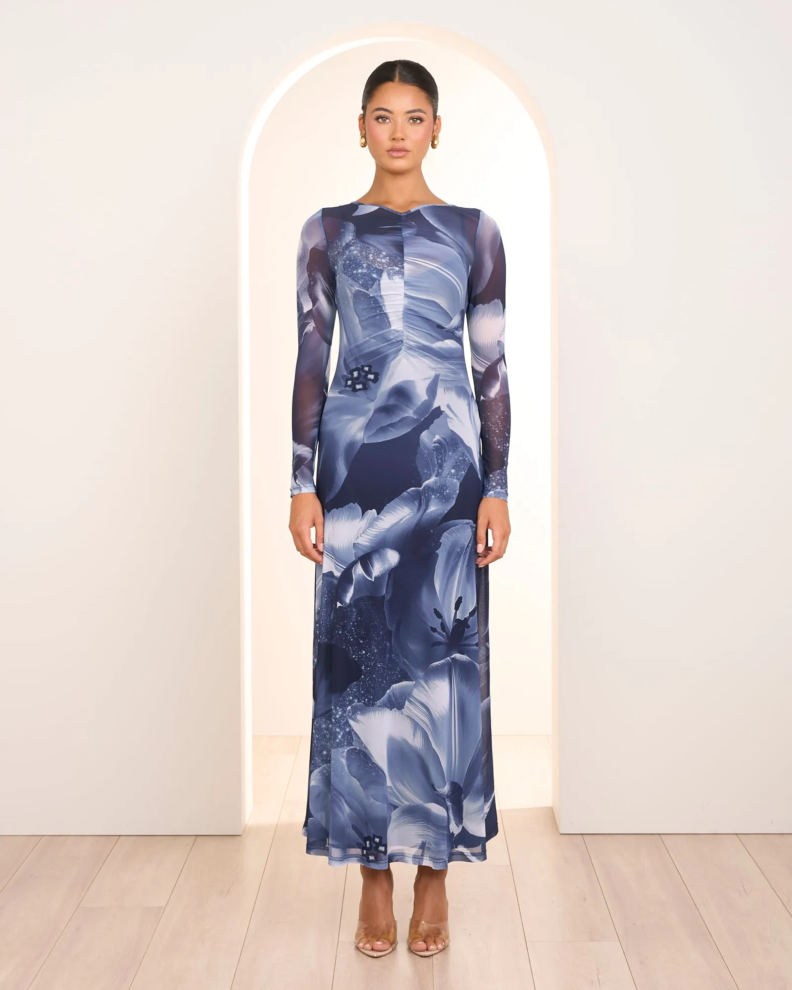 Farrah Long Sleeve Maxi Dress sold by Pilgrim