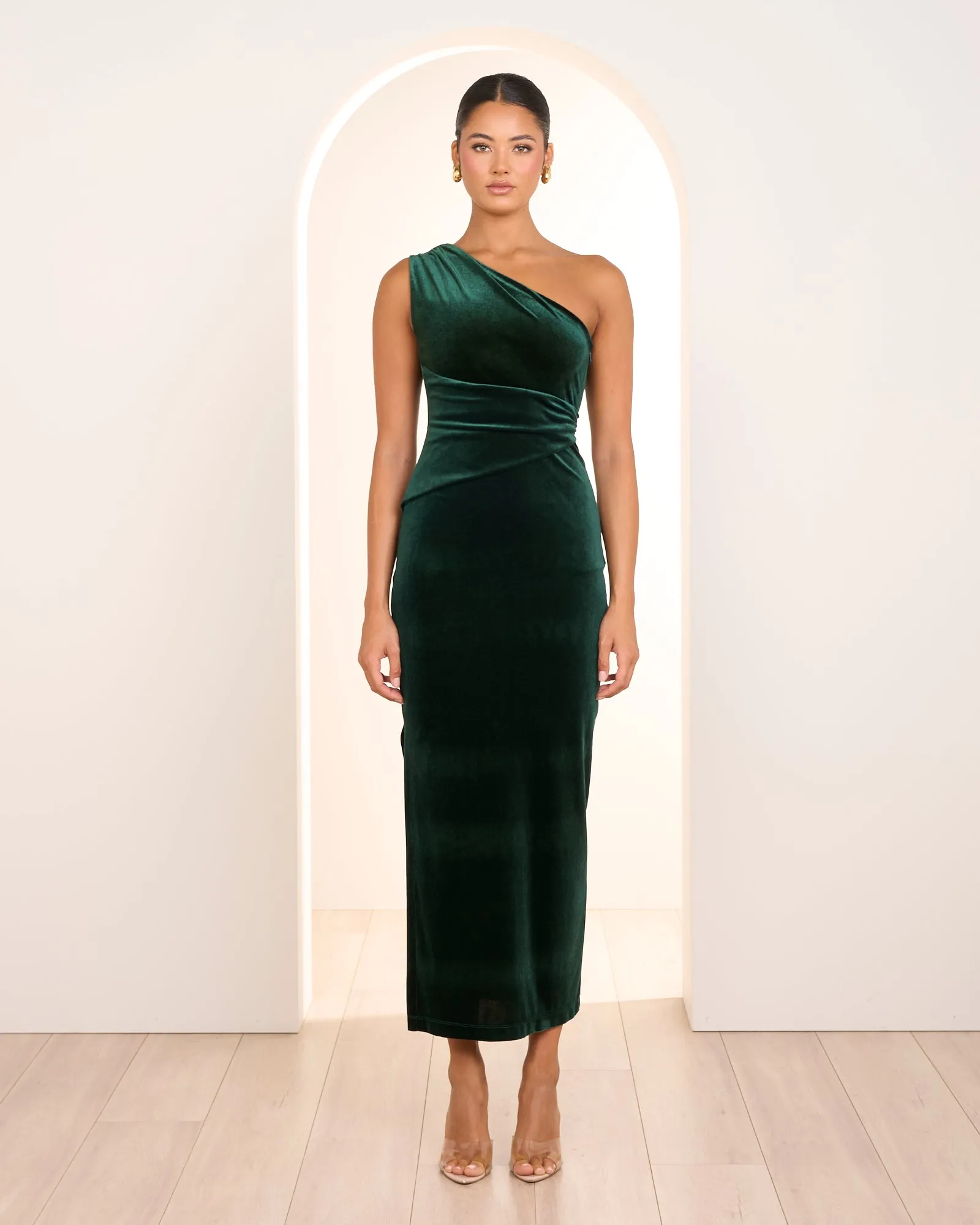 Page One Shoulder Velvet Gown sold by Pilgrim product image thumbnail 3