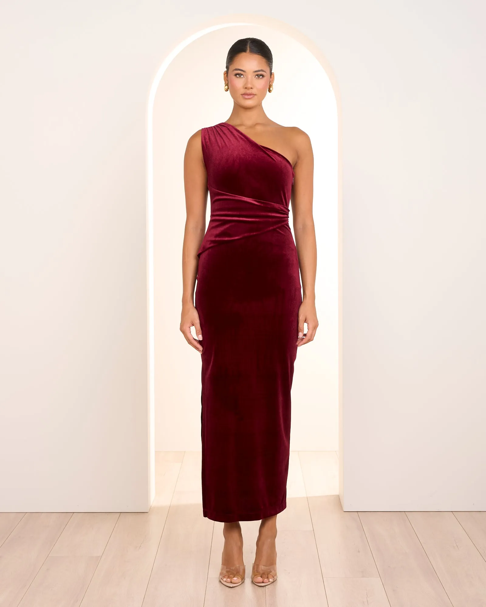 Page One Shoulder Velvet Gown sold by Pilgrim product image thumbnail 2