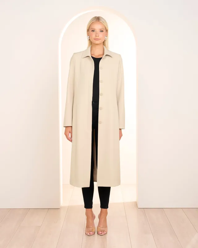 Heidi Longline Trench Coat sold by Pilgrim