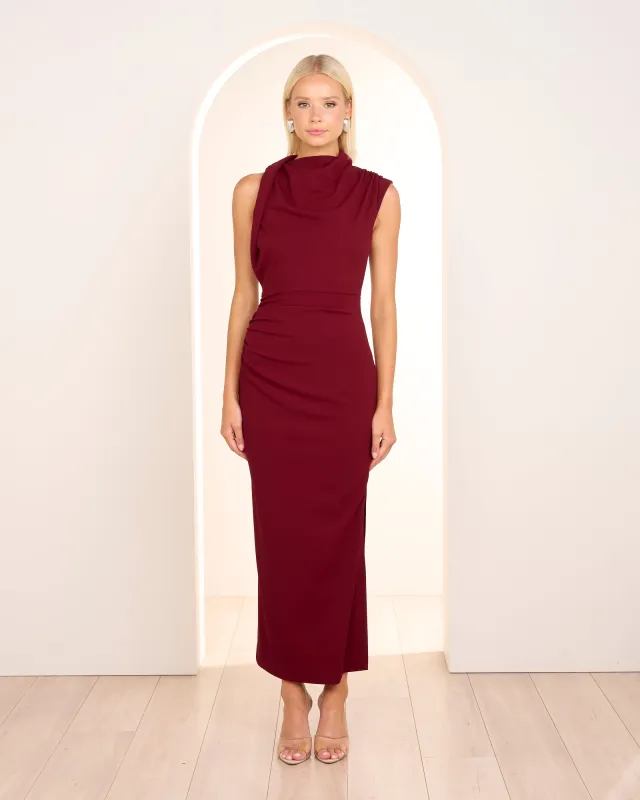 Scarlett Asymmetric Maxi Dress sold by Pilgrim
