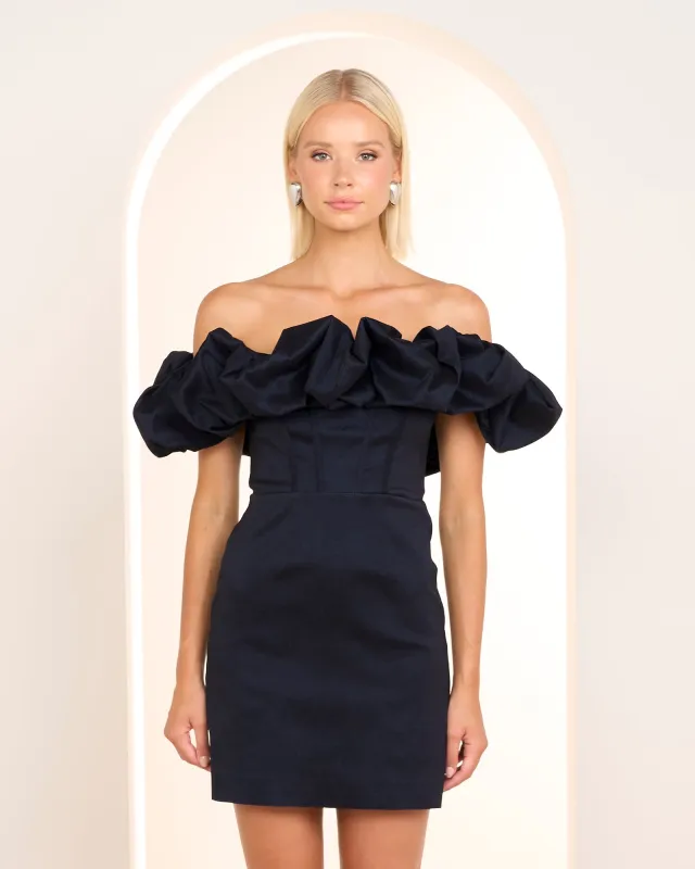 Odell Off Shoulder Mini Dress sold by Pilgrim