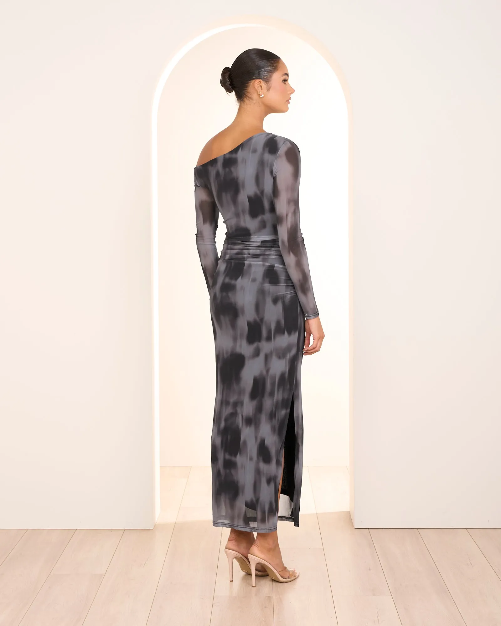 Qadira Asymmetric Neck Dress sold by Pilgrim product image thumbnail 3