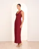 Ora Twist Front Maxi Dress sold by Pilgrim