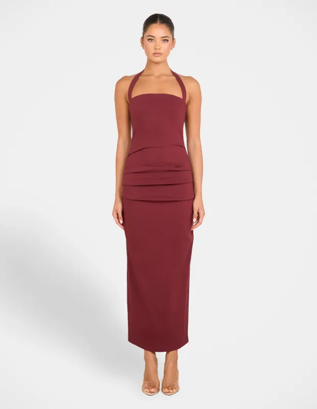 Diane Halter Neck Midi Dress sold by Pilgrim