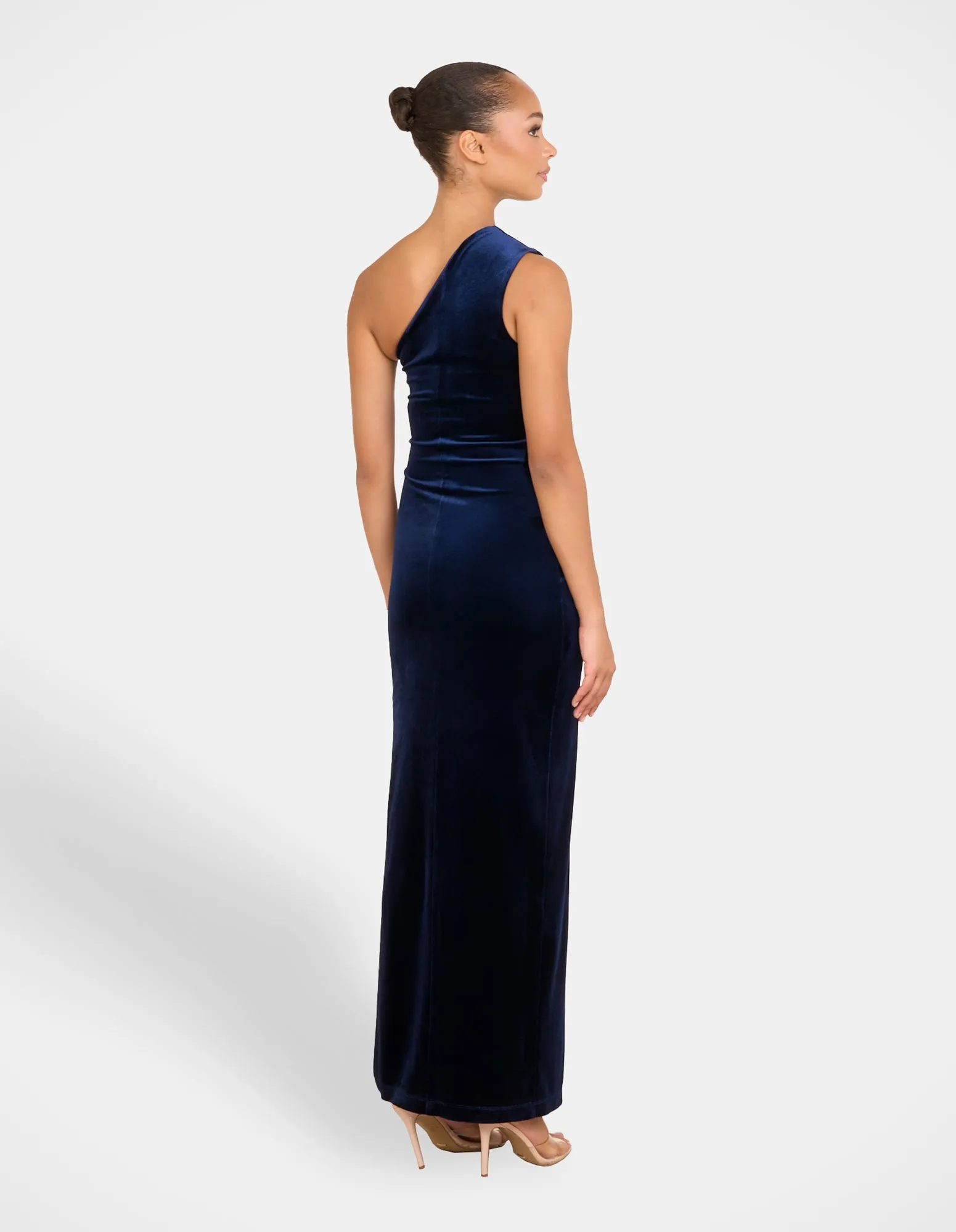 Daina One Shoulder Velvet Gown sold by Pilgrim product image thumbnail 4