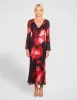 Raela Frill Neck Maxi Dress sold by Pilgrim