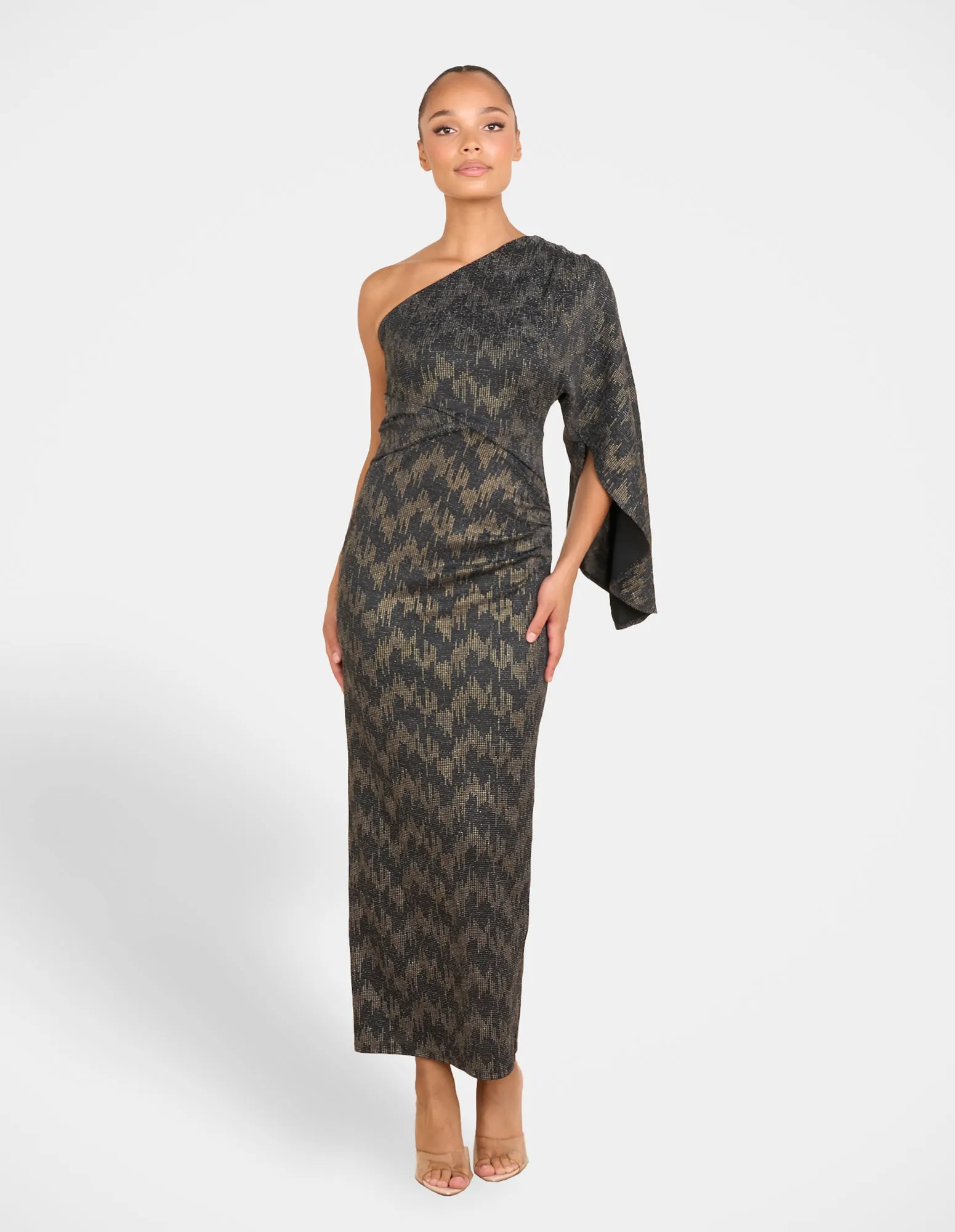 Freda One Shoulder Dress sold by Pilgrim