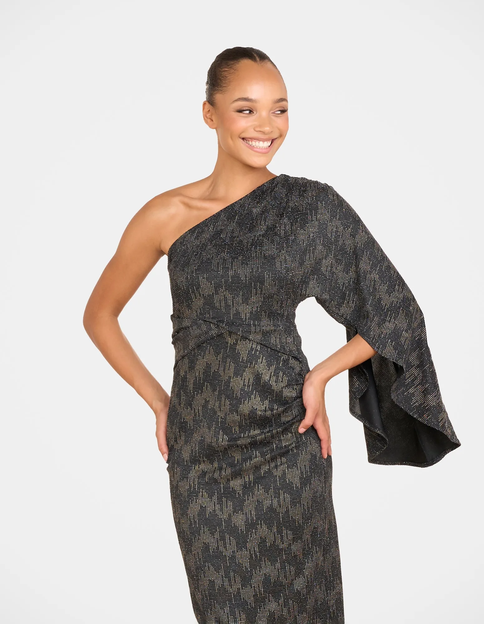 Freda One Shoulder Dress sold by Pilgrim product image thumbnail 4