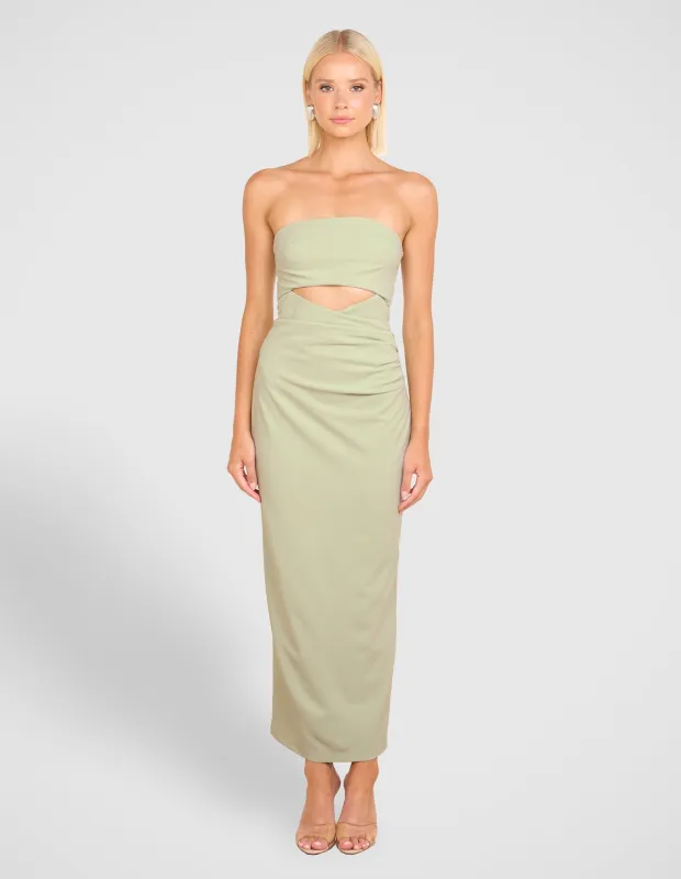 Huda Strapless Dress sold by Pilgrim
