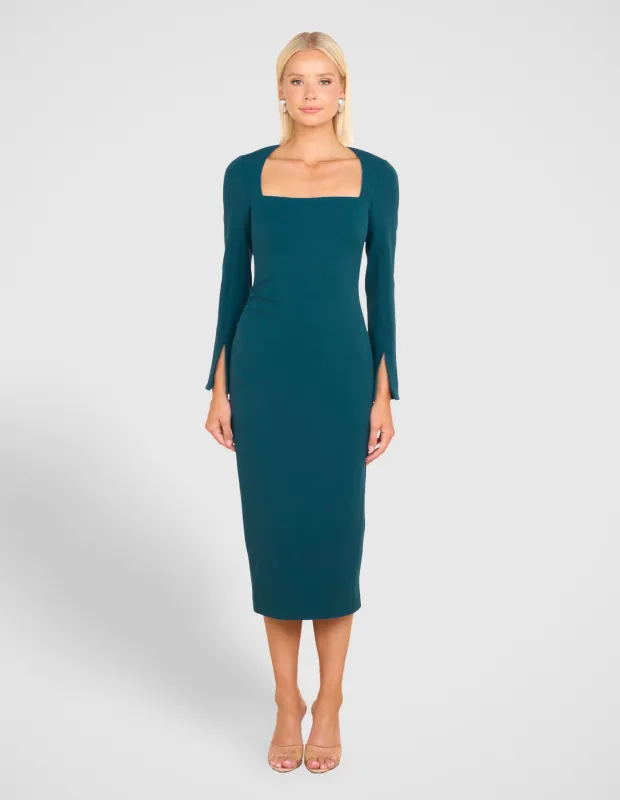Essy Long Sleeve Midi Dress sold by Pilgrim