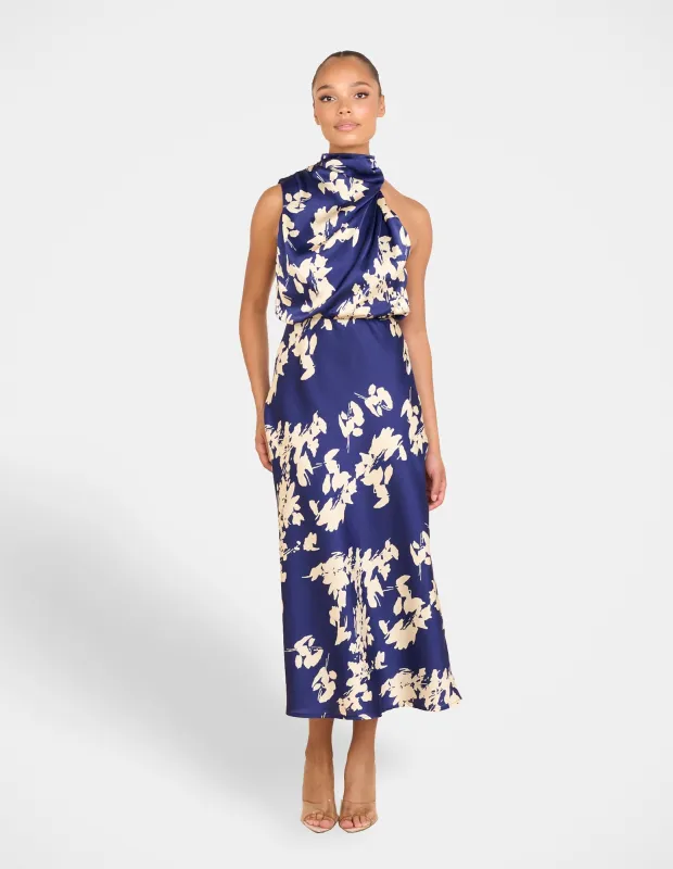 Wendy High Neck Midi Dress sold by Pilgrim