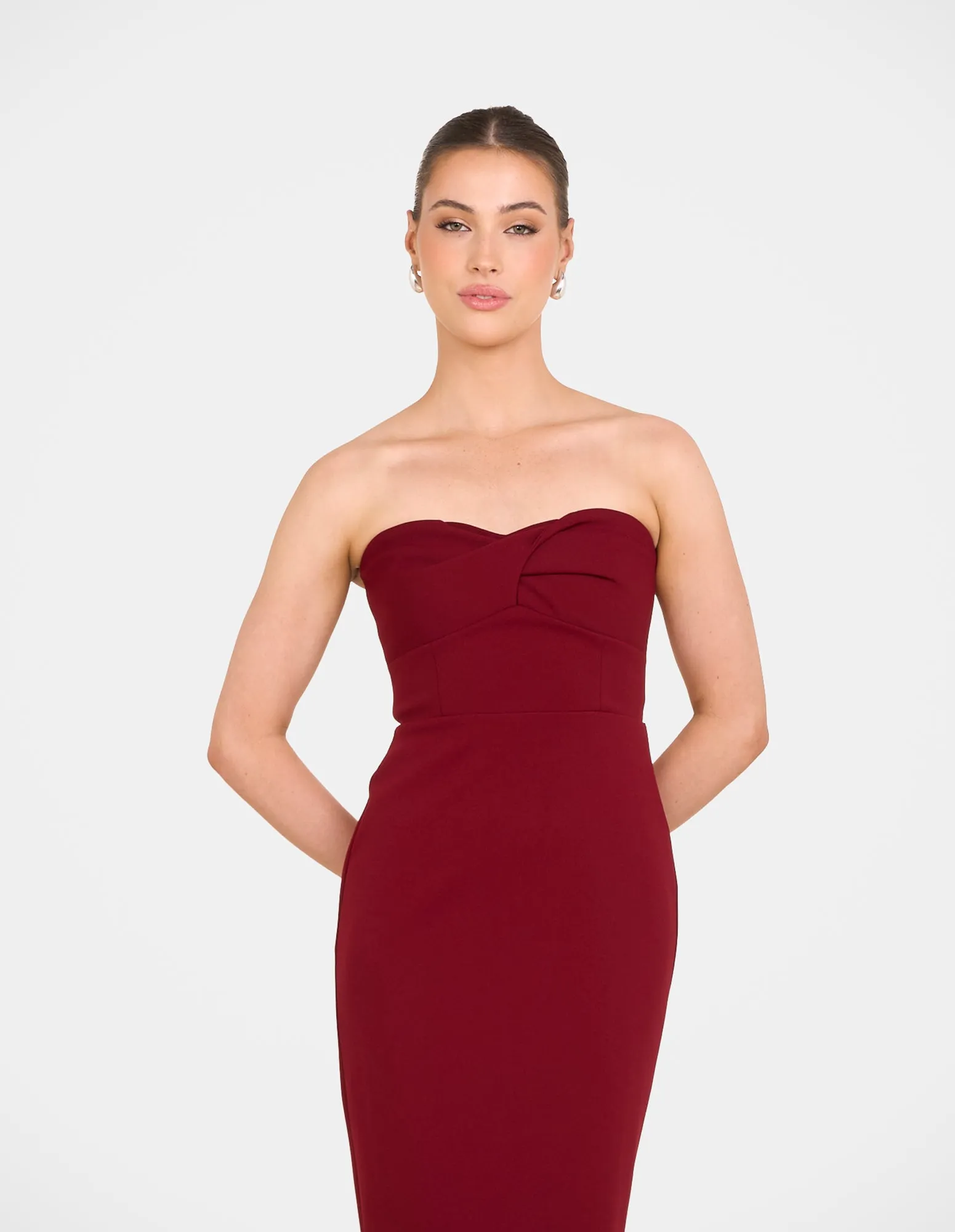 Bex Twist Front Strapless Maxi sold by Pilgrim product image thumbnail 5