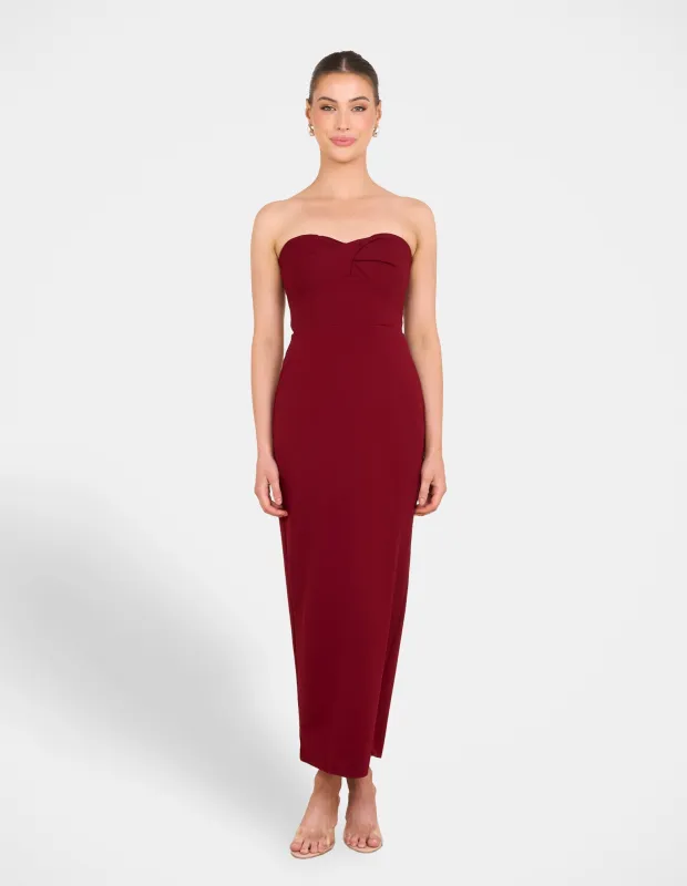 Bex Twist Front Strapless Maxi sold by Pilgrim