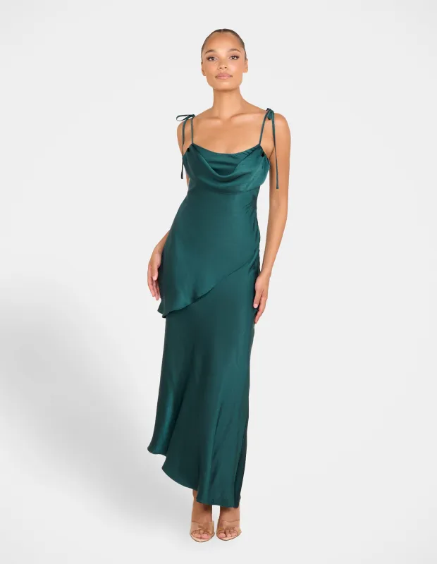Helene Asymmetric Maxi Dress sold by Pilgrim