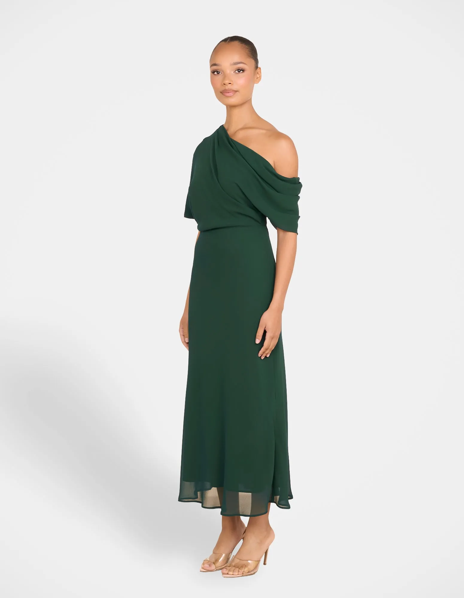 Bethel Off Shoulder Midi Dress sold by Pilgrim product image thumbnail 3
