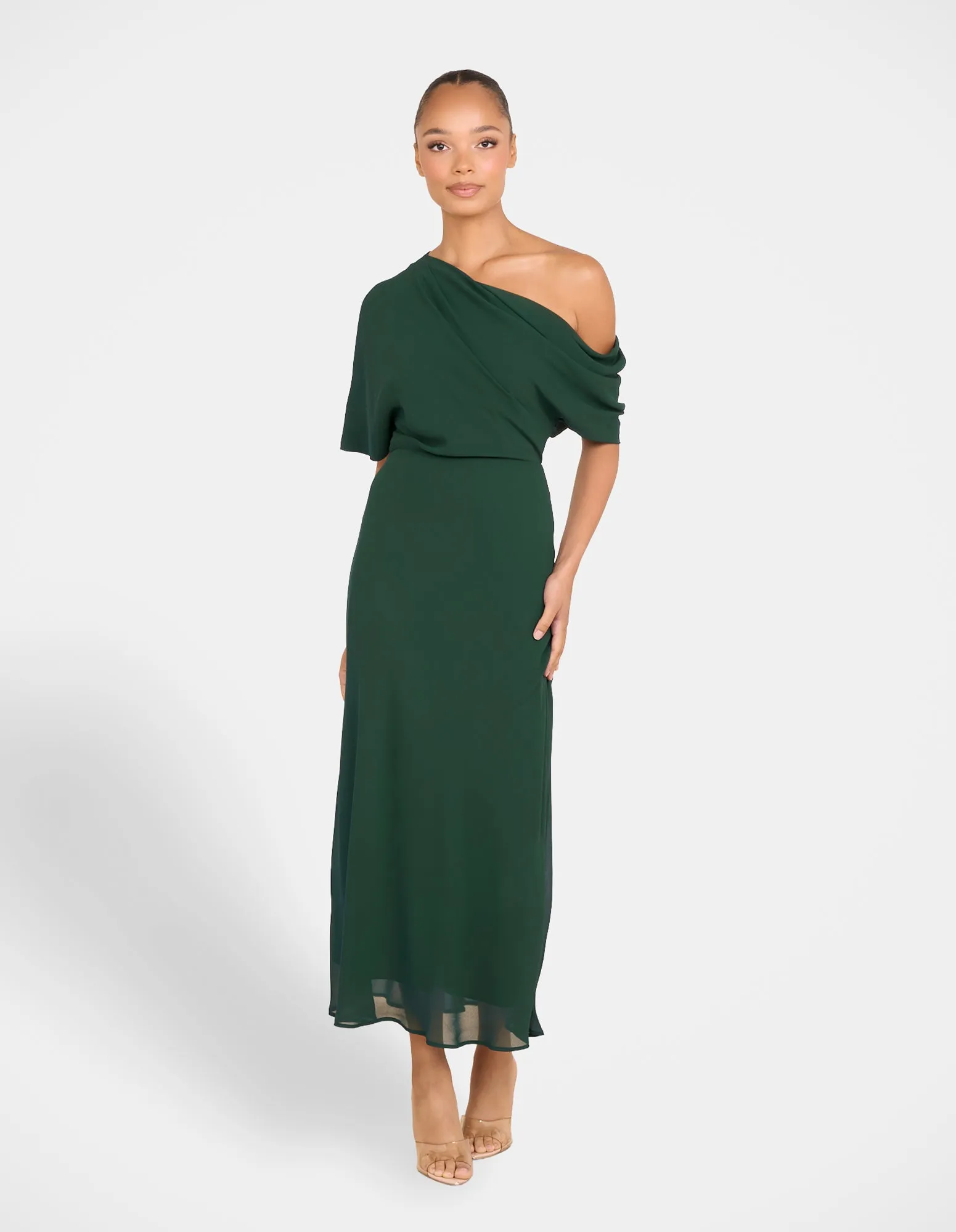 Bethel Off Shoulder Midi Dress sold by Pilgrim