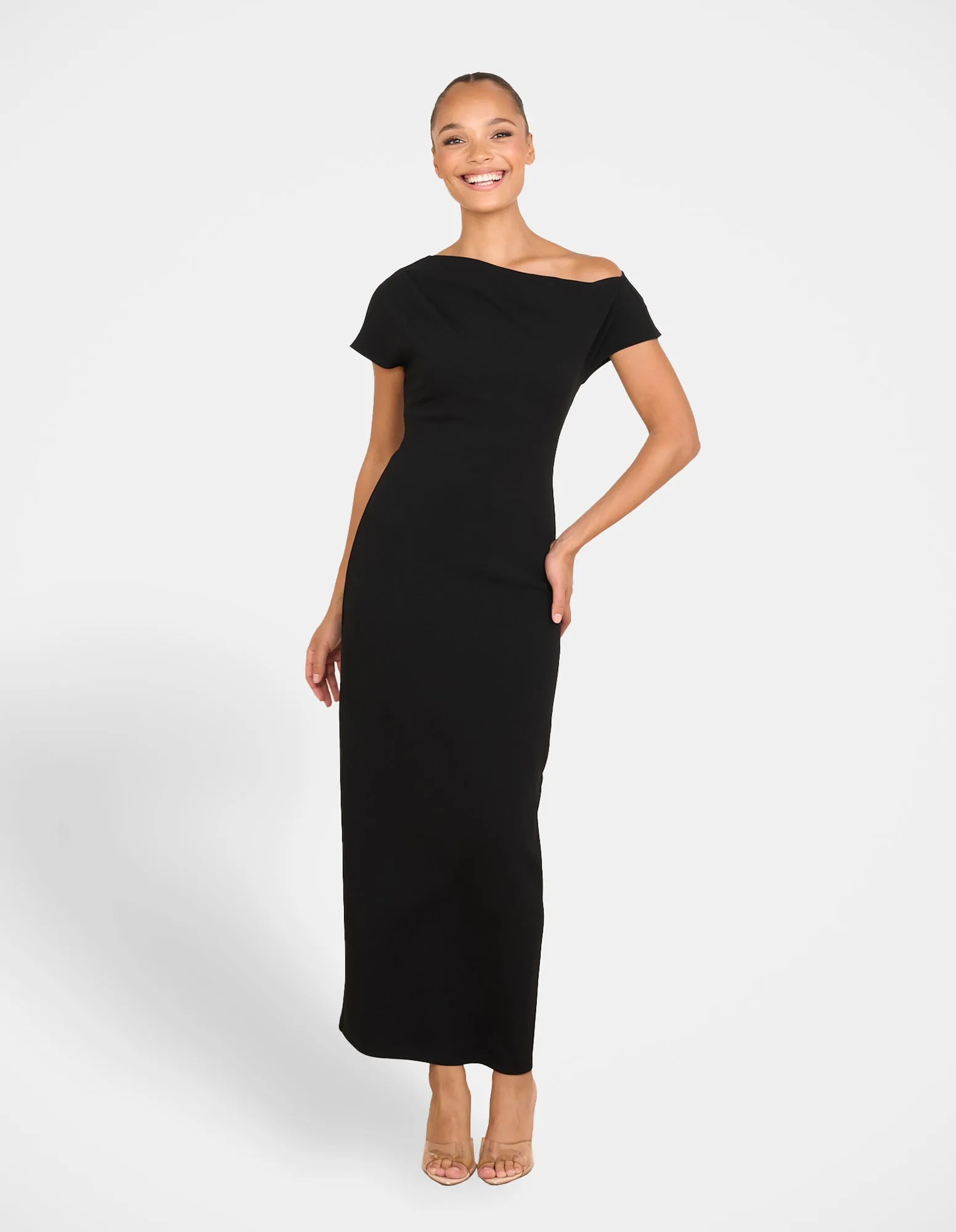 Xanthe Draped Neck Midi Dress sold by Pilgrim product image thumbnail 2