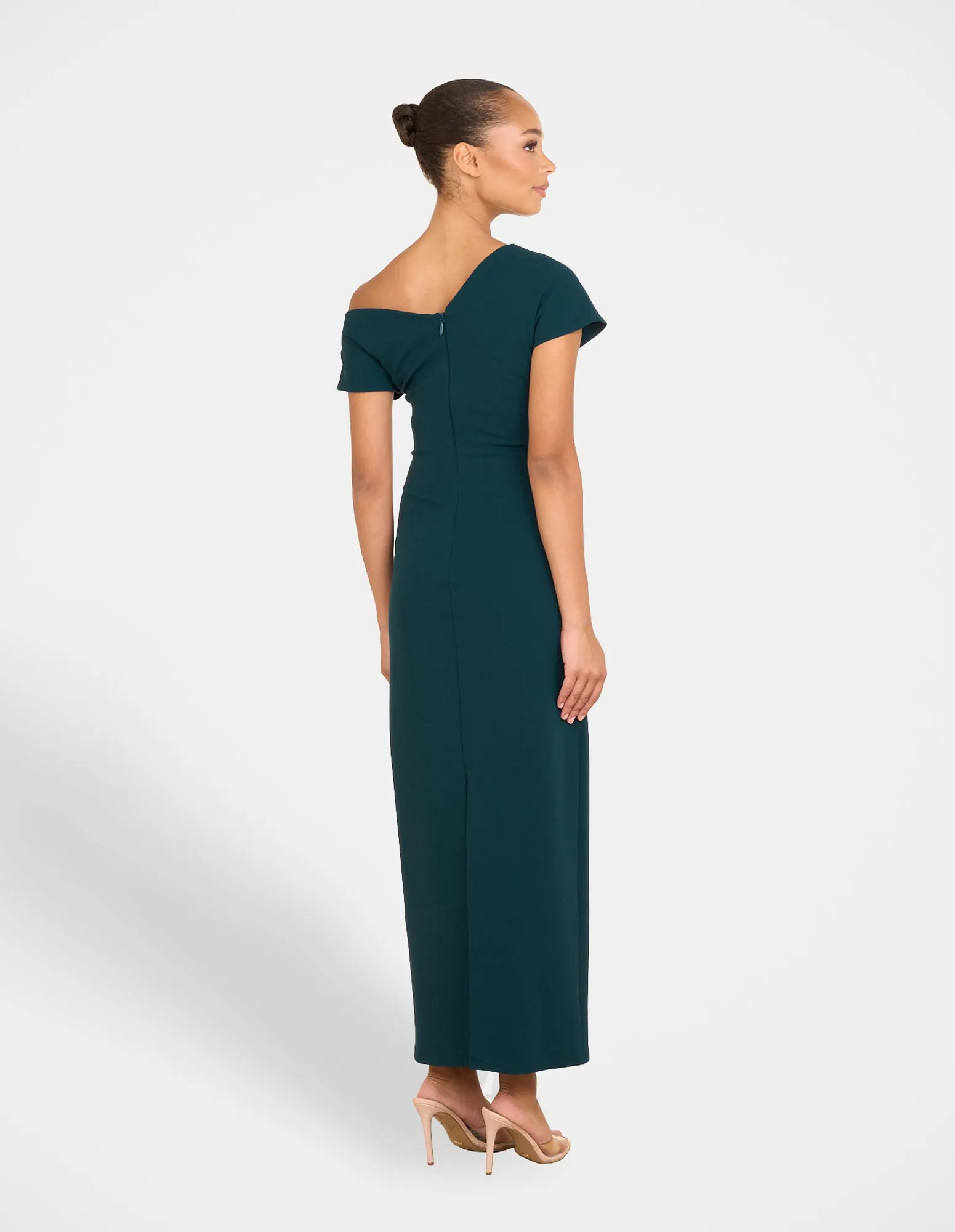 Xanthe Draped Neck Midi Dress sold by Pilgrim product image thumbnail 4