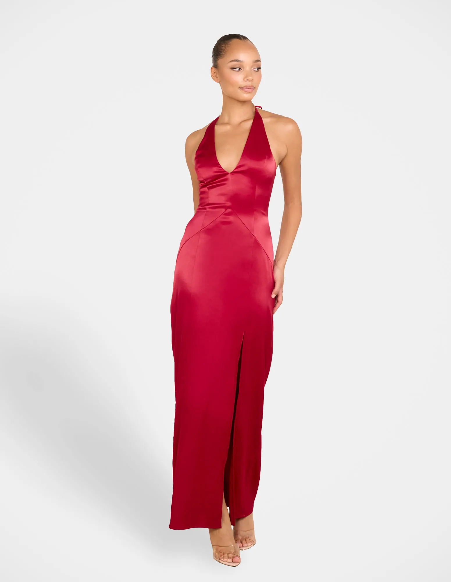 Orla V-neck Halter Gown sold by Pilgrim