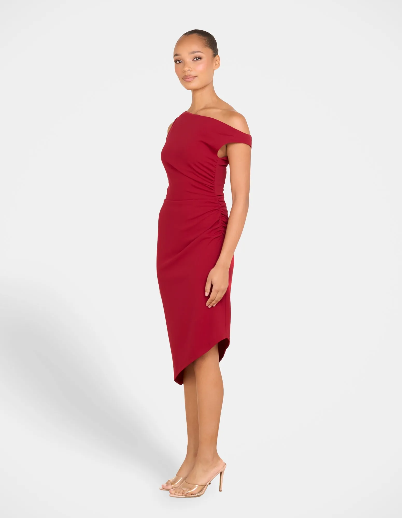Peony Asymmetric Midi Dress sold by Pilgrim product image thumbnail 3