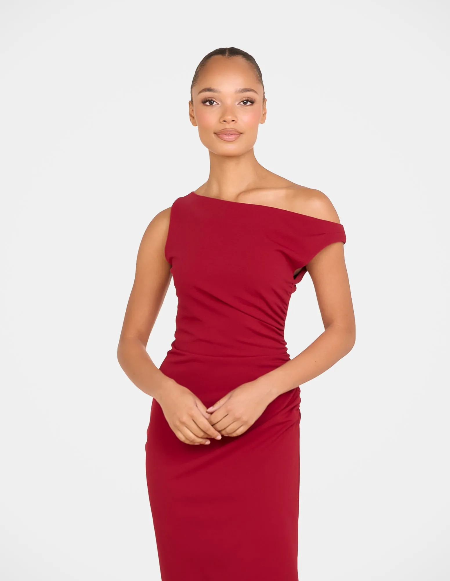 Peony Asymmetric Midi Dress sold by Pilgrim product image thumbnail 5