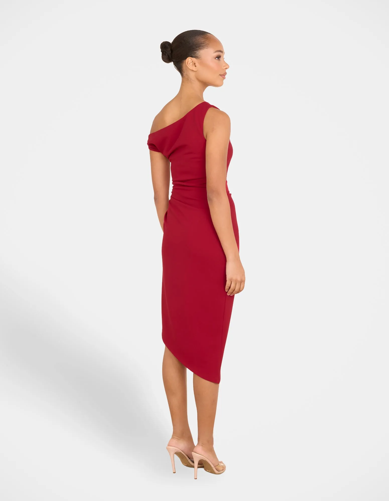 Peony Asymmetric Midi Dress sold by Pilgrim product image thumbnail 4