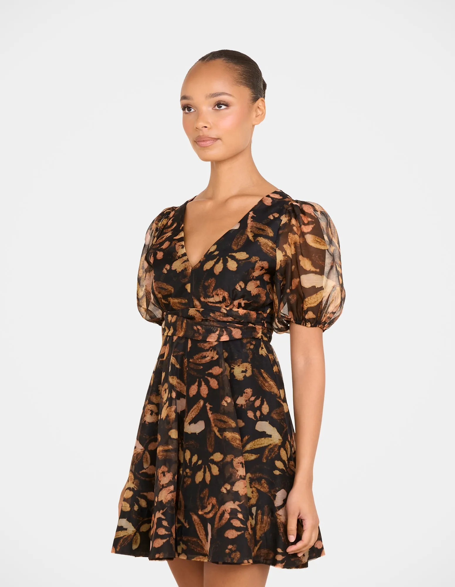 Paloma Puff Sleeve Mini Dress sold by Pilgrim product image thumbnail 2