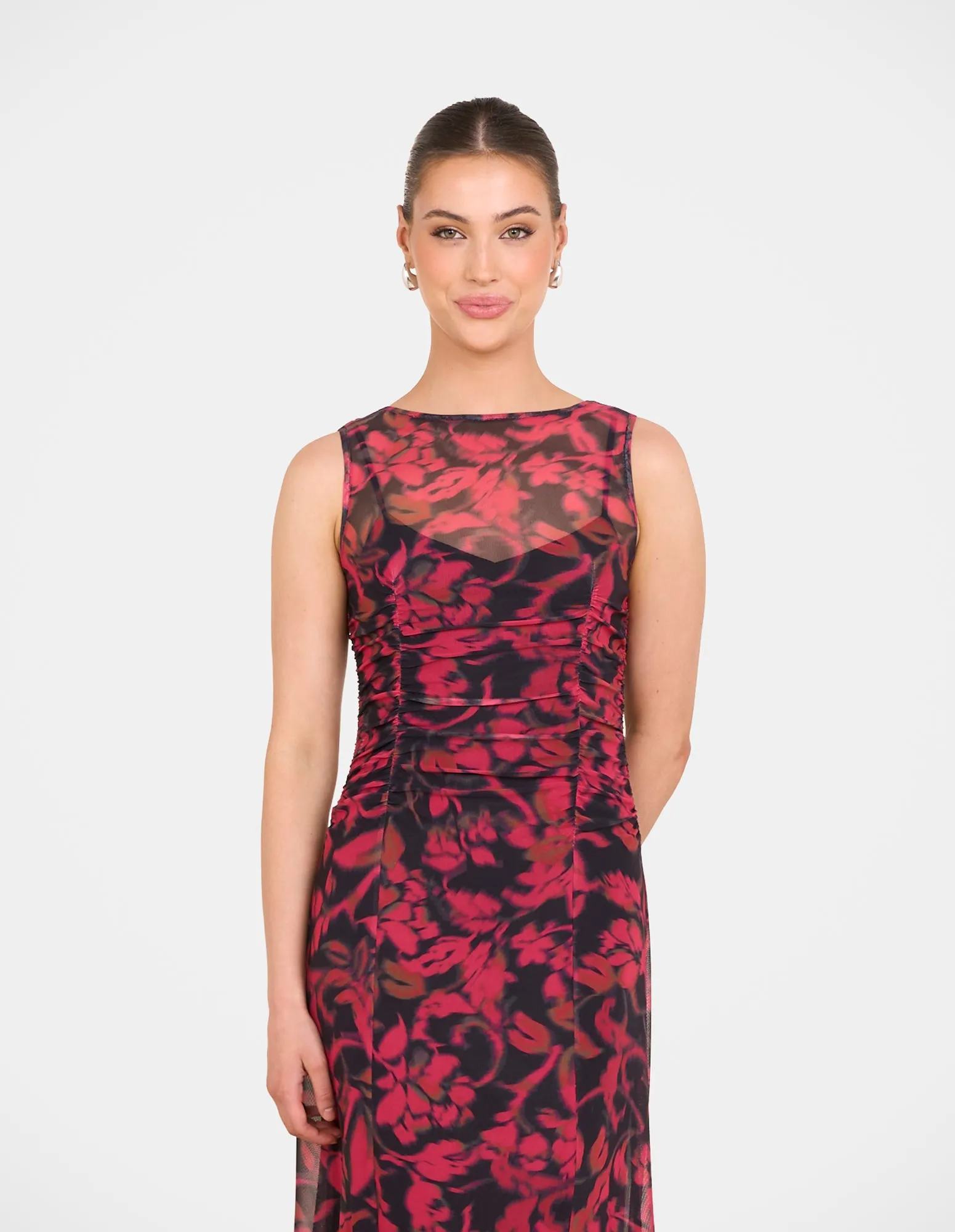 Qadisha Sheer Mesh Maxi Dress sold by Pilgrim product image thumbnail 4