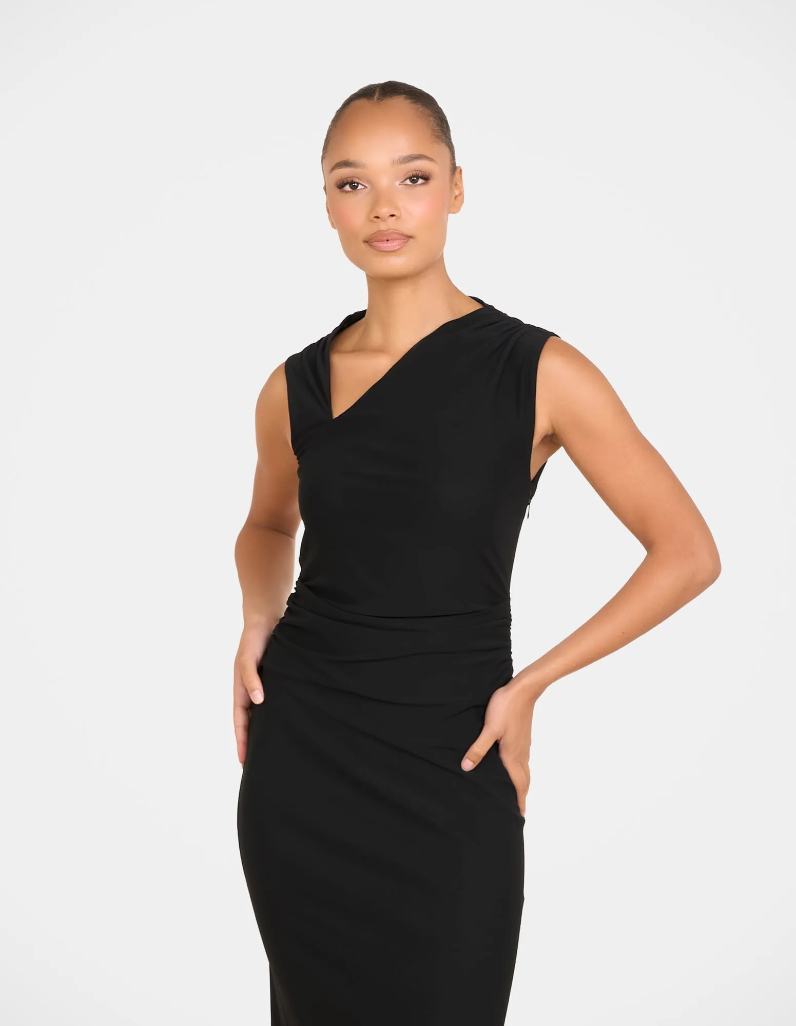 Onyx Sleeveless Maxi Dress sold by Pilgrim product image thumbnail 5