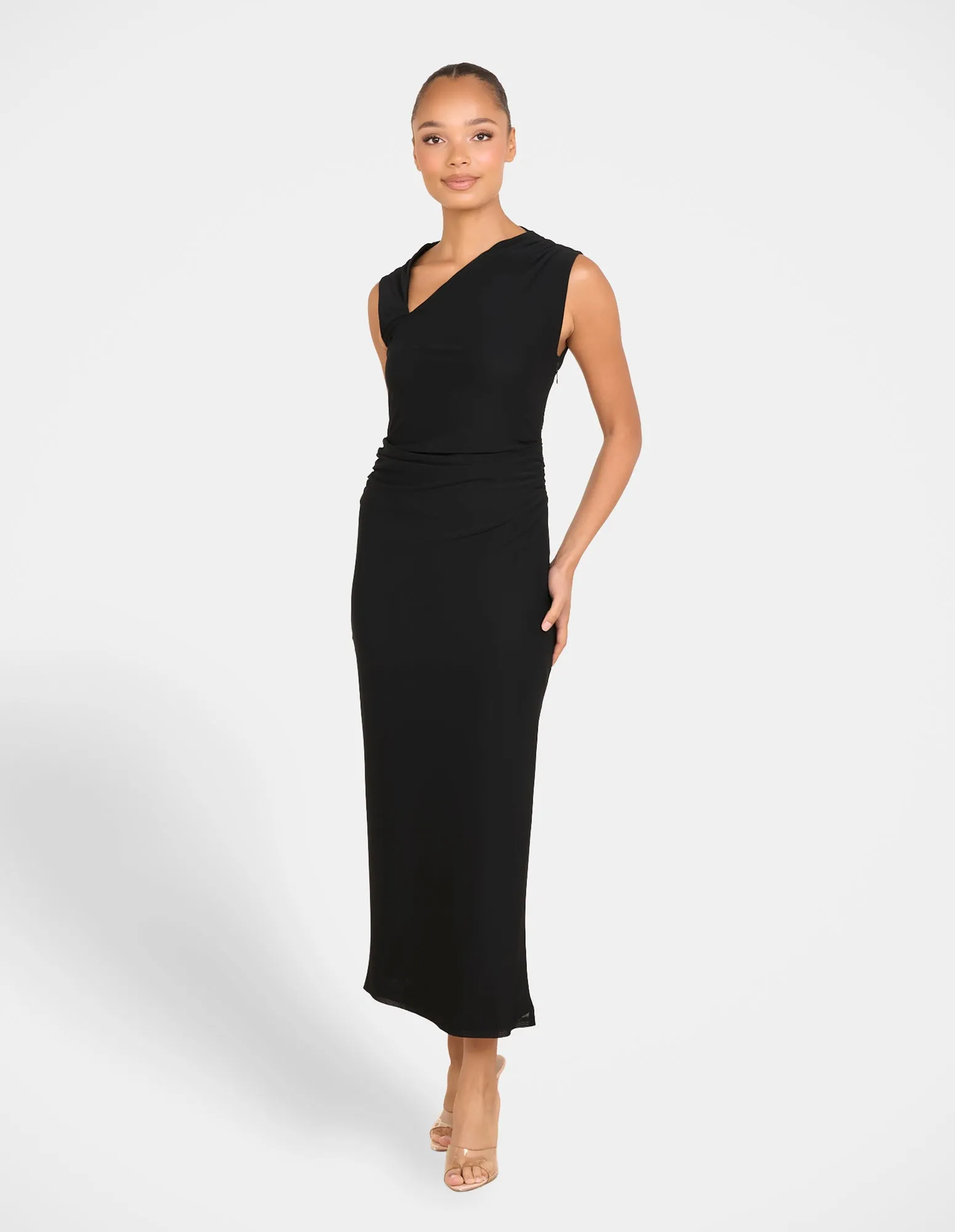 Onyx Sleeveless Maxi Dress sold by Pilgrim
