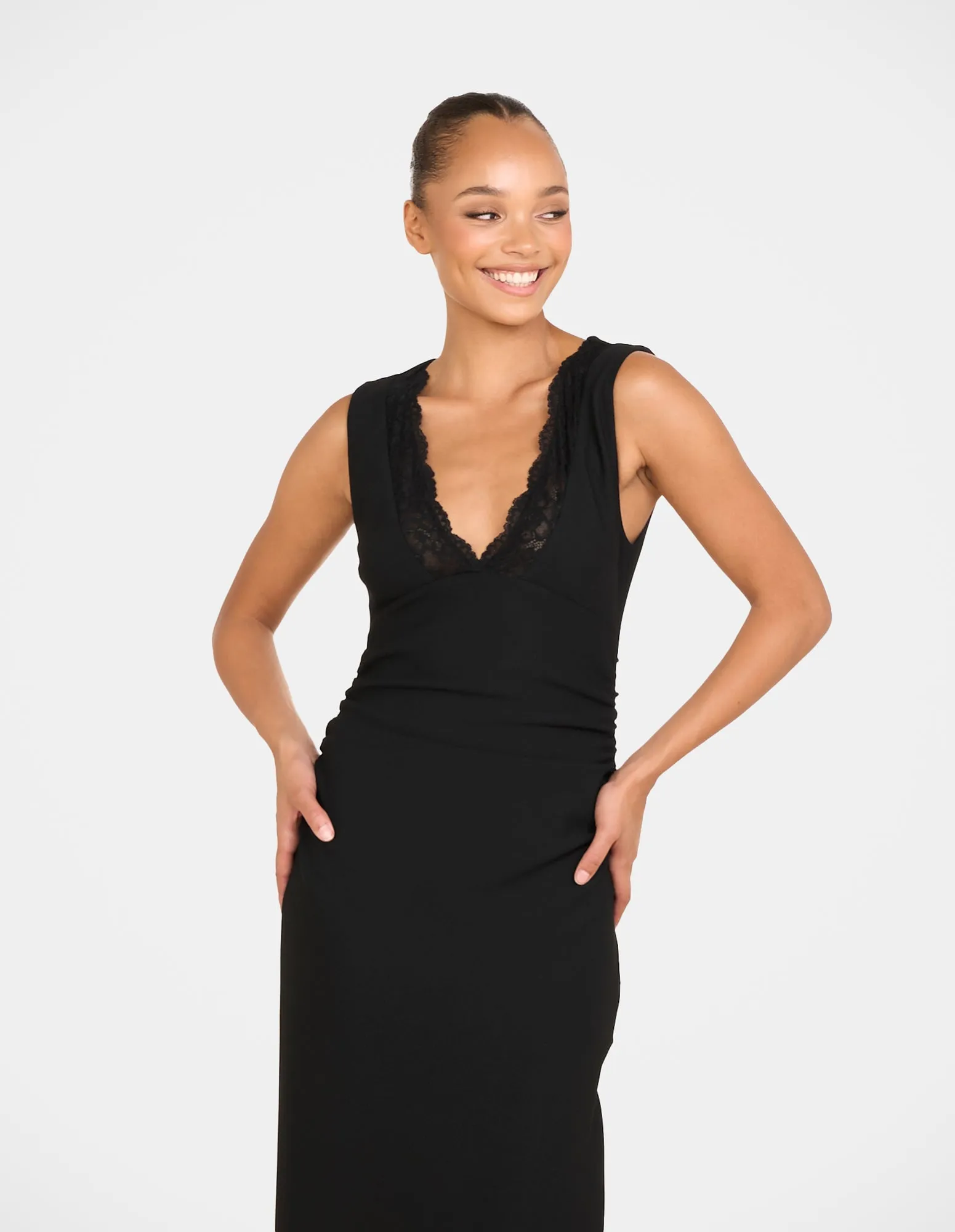 Tania Lace Front Maxi Dress sold by Pilgrim product image thumbnail 5