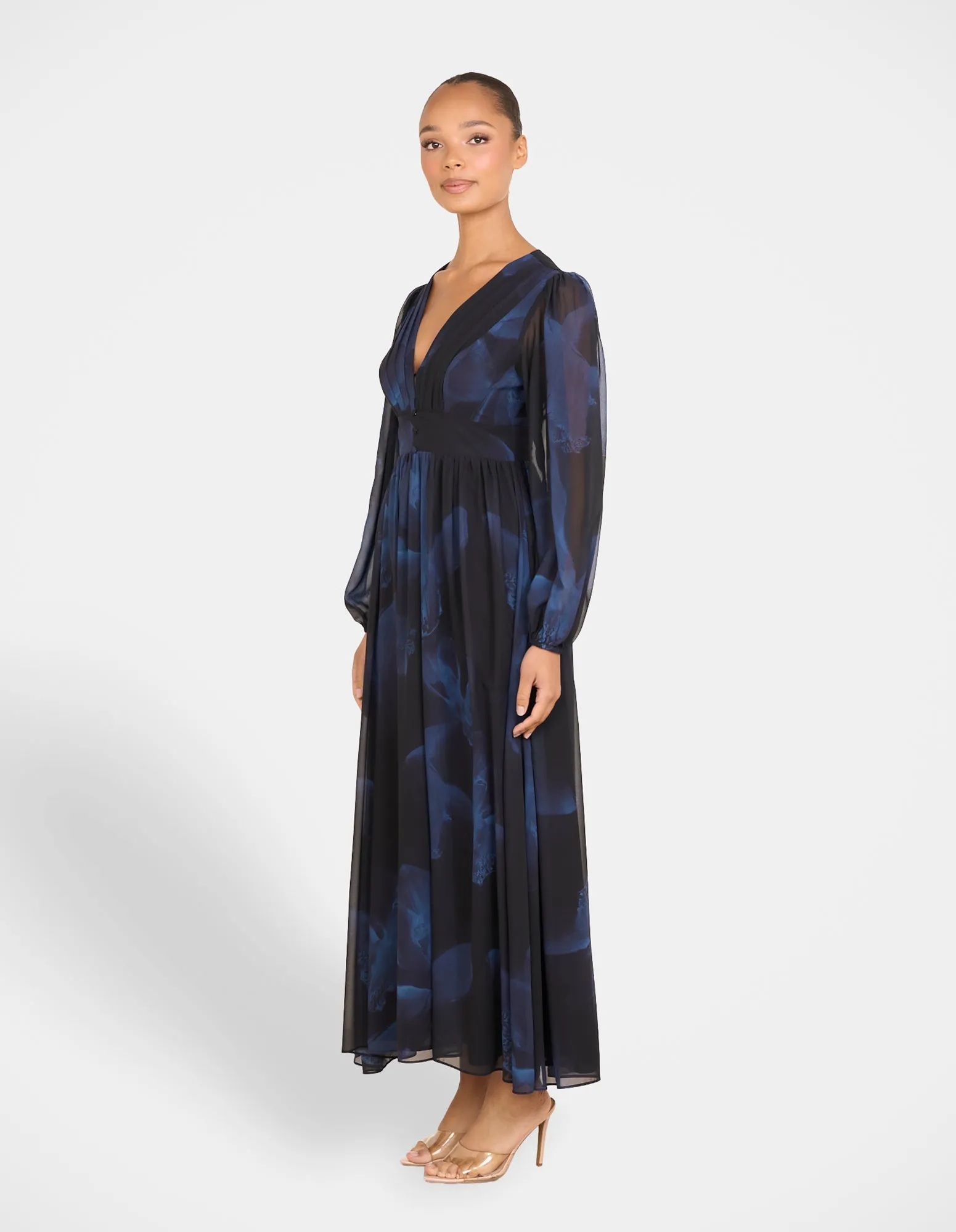 Sandra Deep V Maxi Dress sold by Pilgrim product image thumbnail 2